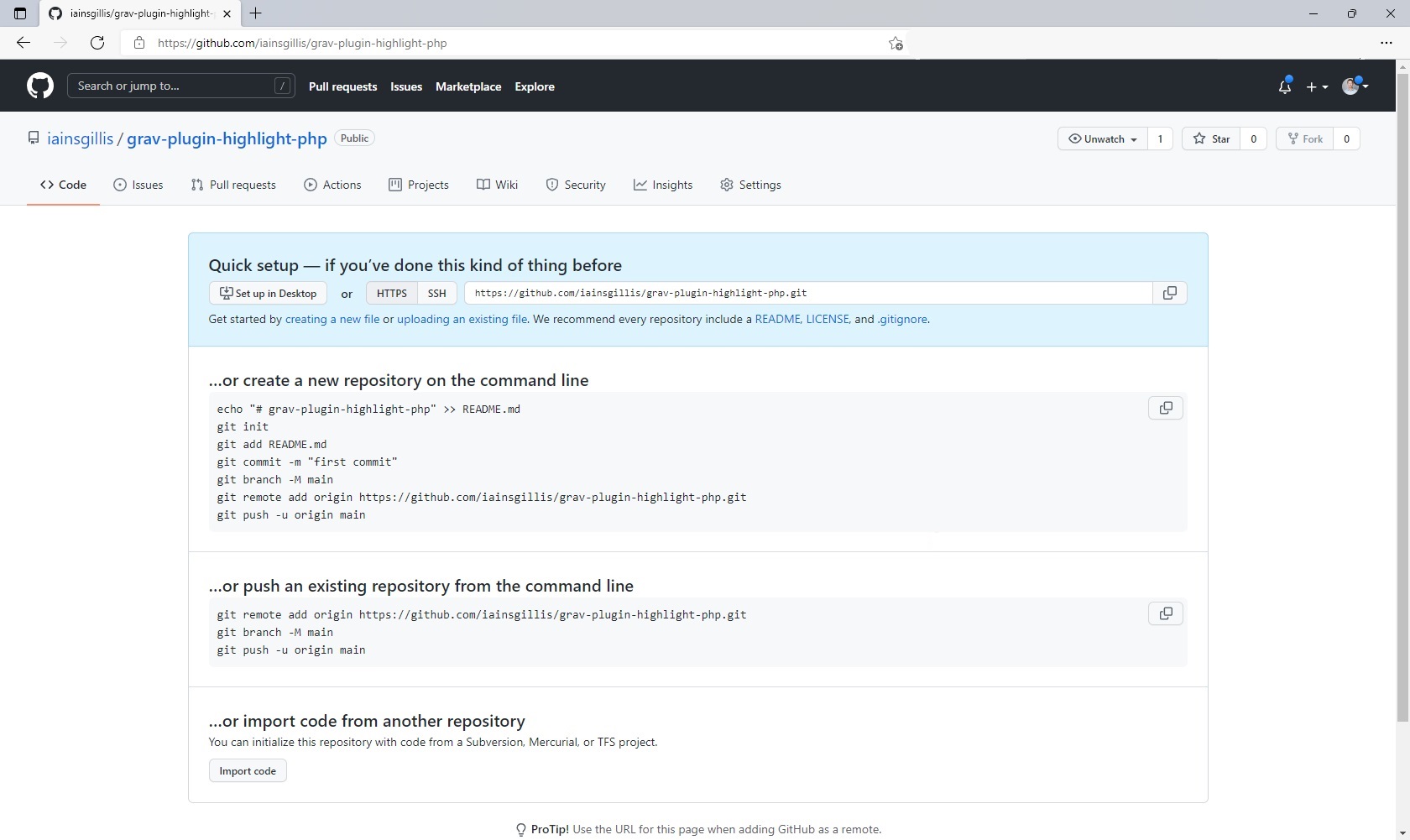 GitHub's playbook after creating a new repository GitHub's playbook after creating a new repository